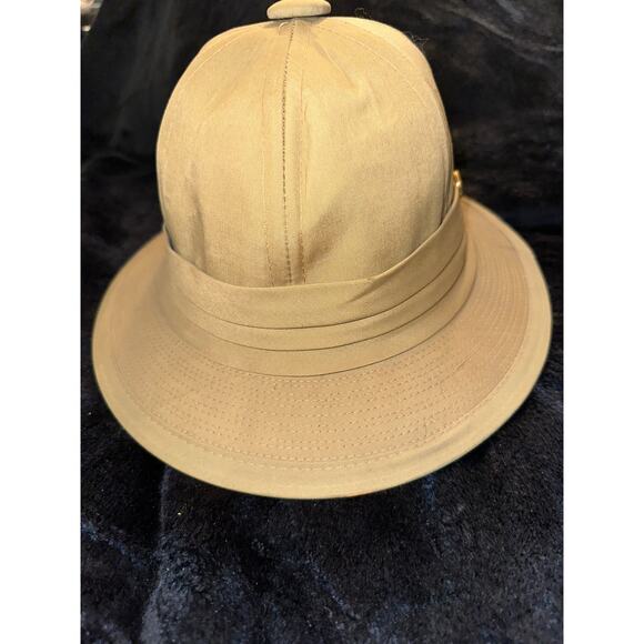 VINTAGE ESTATE UNWORN SAFARI HAT -UNITED HATTERS CAP & MILLINERY WKRS IN… - Picture 3 of 7